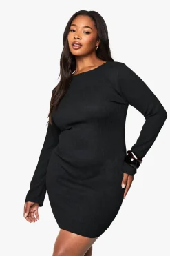 Plus Ripple Texture Bodycon Dress | Nasty Gal
