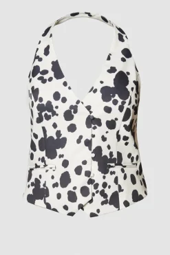 Plus Spot Print Tailored Waistcoat | Nasty Gal