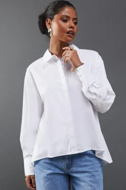 Poplin Open Tie Back Shirt | Nasty Gal
