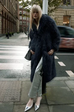 Premium Metallic Crackle Faux Leather Trouser | Nasty Gal