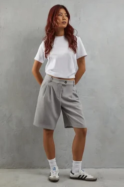 Premium Pinstripe Tailored Short | Nasty Gal