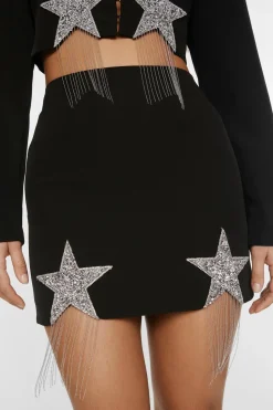 Premium Star Embellished Mini Skirt | Nasty Gal
