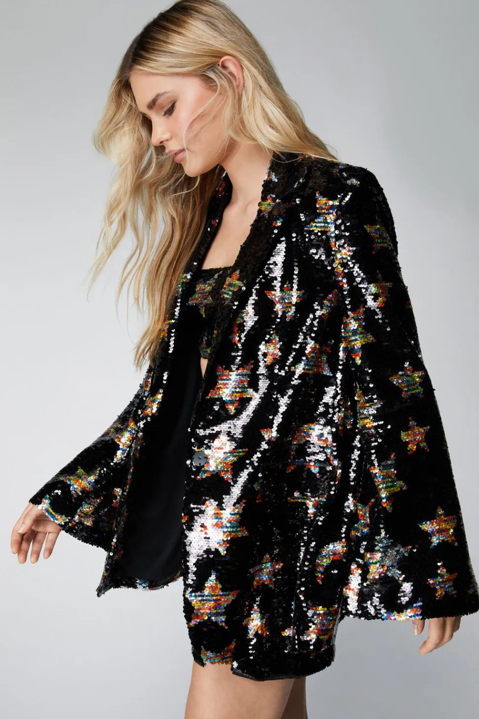 Premium Star Sequin Blazer | Nasty Gal