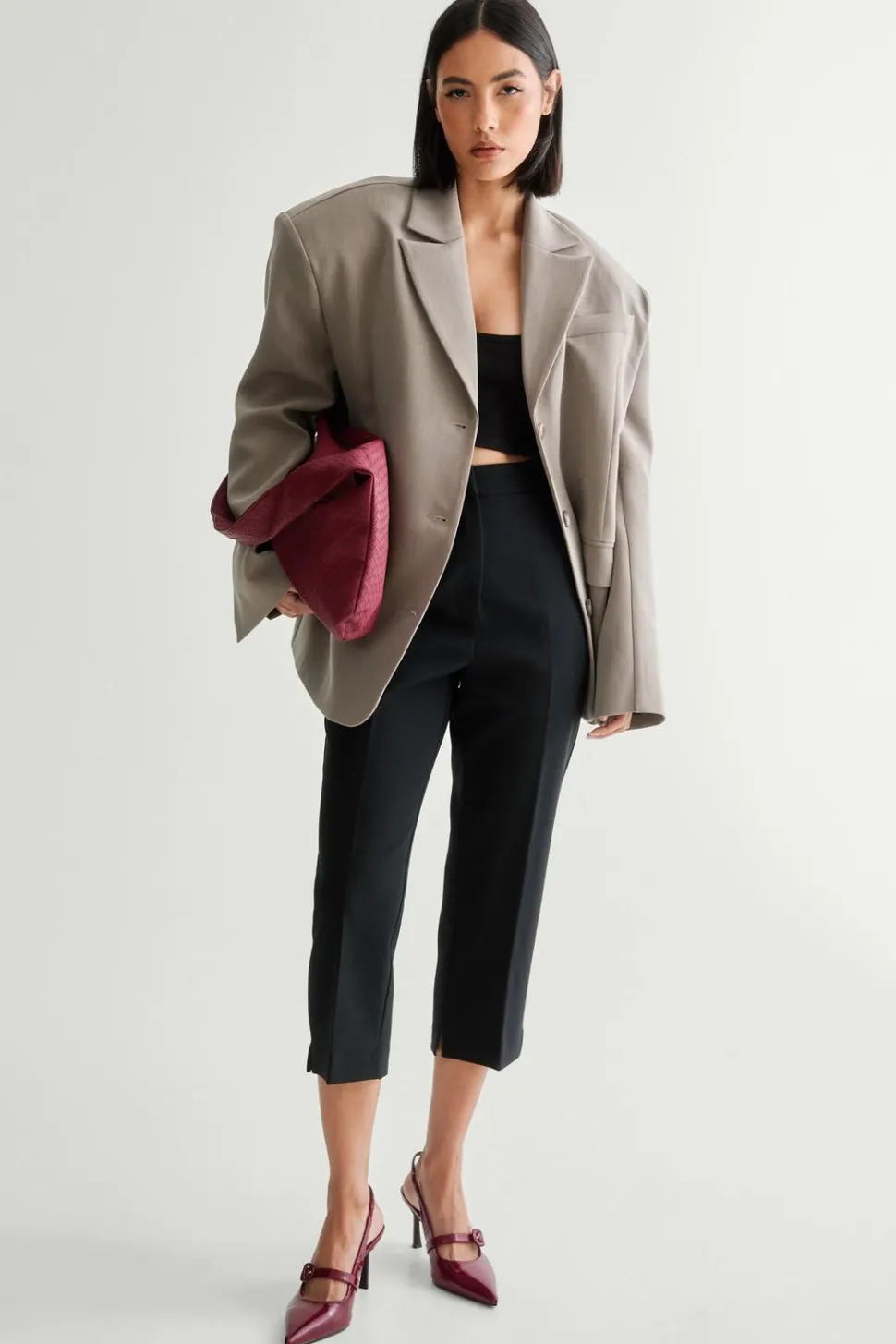 Premium Tailored Capri Trouser | Nasty Gal