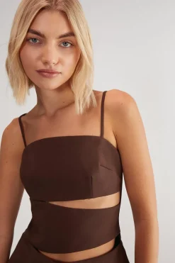 Premium Tailored Cut Out Longline Top | Nasty Gal