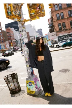 PREMIUM TAILORED PINSTRIPE WIDE LEG PANT | Nasty Gal