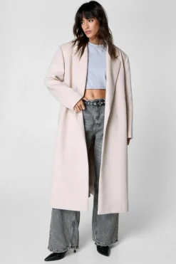 Premium Wool Blend Double Breasted Coat | Nasty Gal