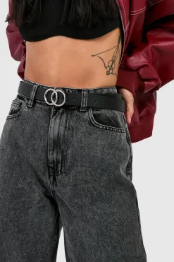 PU Double Ring Boyfriend Belt | Nasty Gal