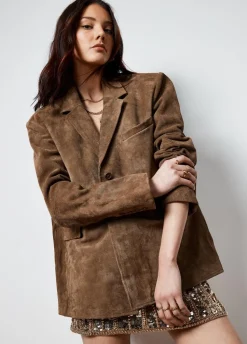 Real Suede Oversized Jacket | Nasty Gal