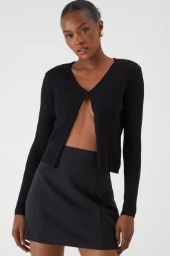 Rib Knit Button Front Top | Nasty Gal