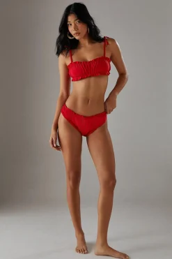 Ruched Front Bikini Top | Nasty Gal