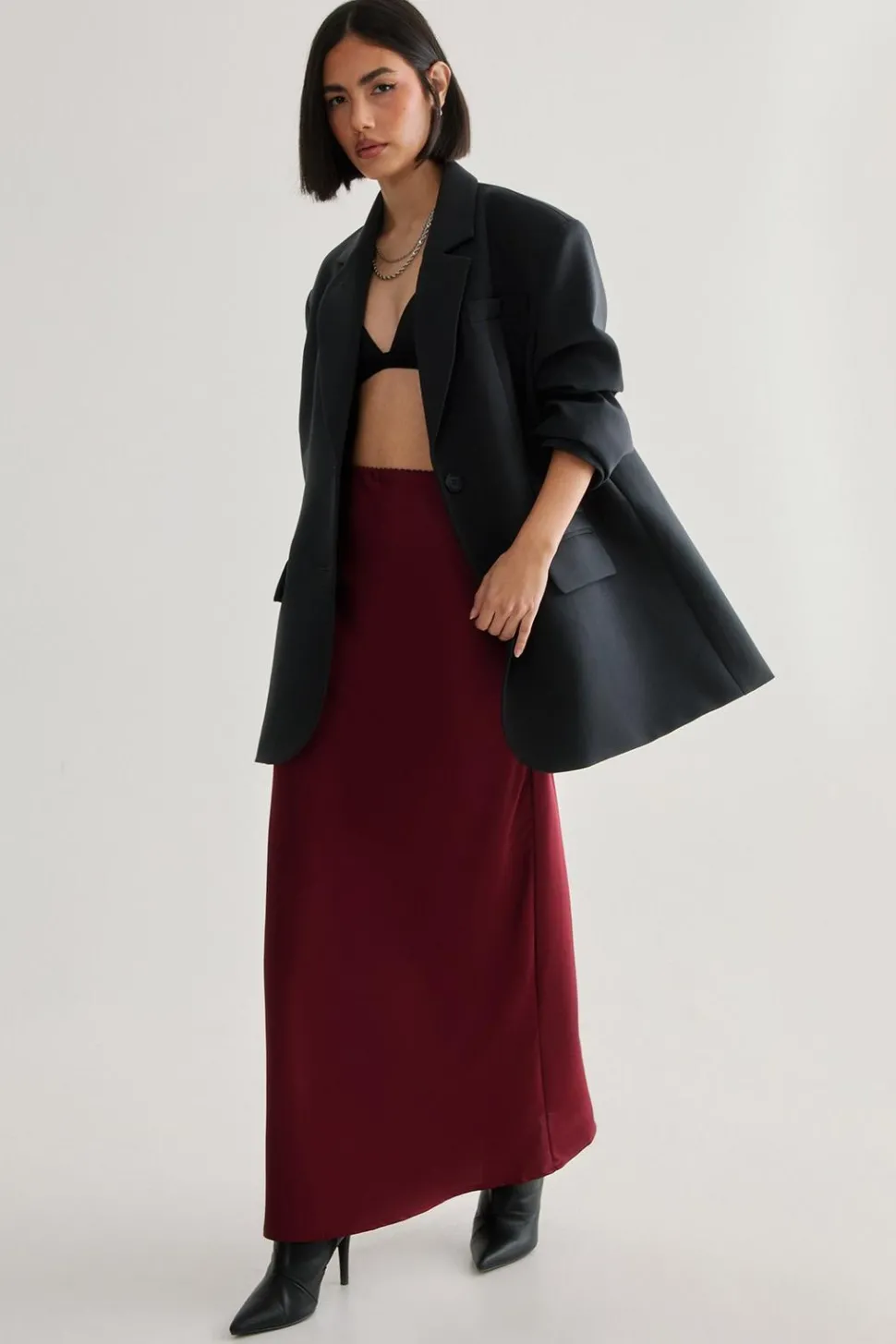 Satin Maxi Skirt | Nasty Gal