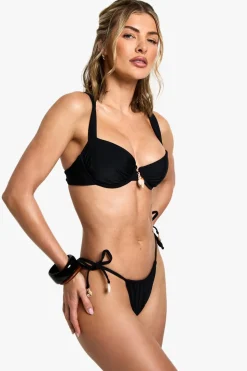 Shell Trim Tie Side Bikini Bottoms | Nasty Gal