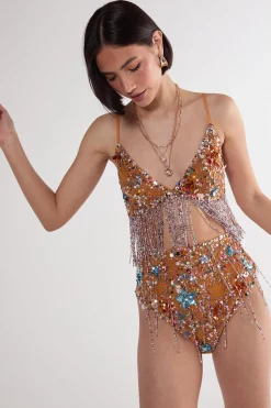 Star Embellished Tassel Booty Shorts | Nasty Gal