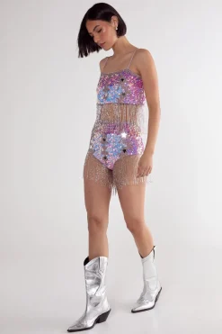 Star Sequin Tassel Bralet | Nasty Gal