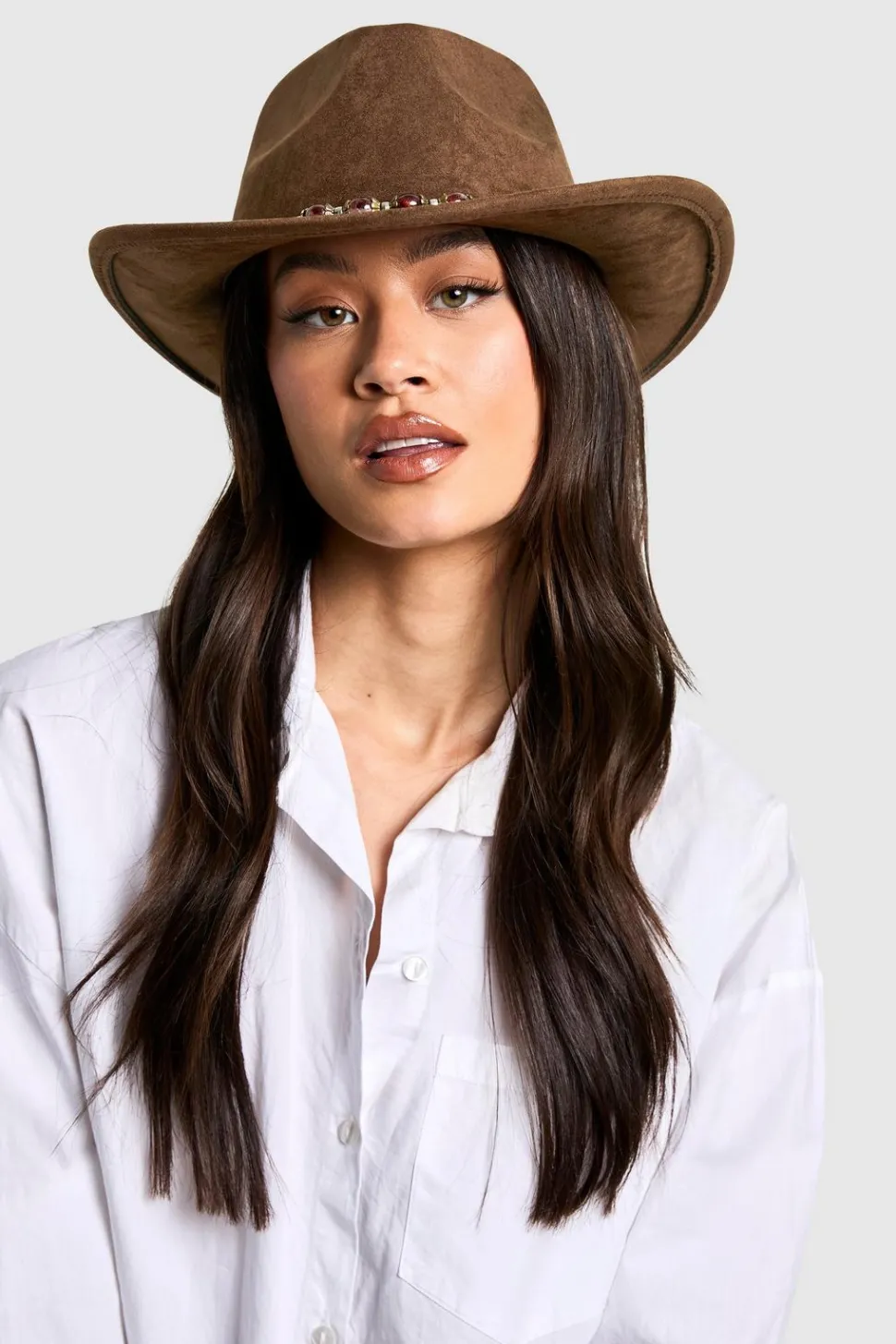 Strap Detail Western Cowboy Hat | Nasty Gal