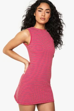 Stripe Sleeveless A-Line Mini Dress | Nasty Gal
