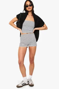 Striped Hot Pant | Nasty Gal