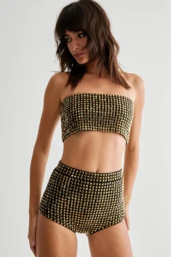 Studded Embellished Bandeau Top | Nasty Gal