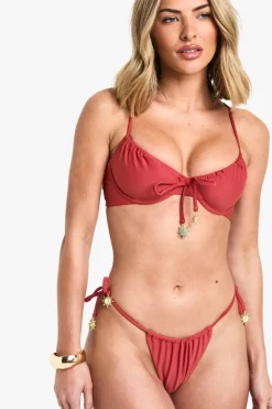 Sunshine Trim Underwired Bikini Top | Nasty Gal