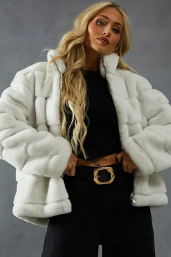 Super Soft Faux Fur Layered Coat | Nasty Gal
