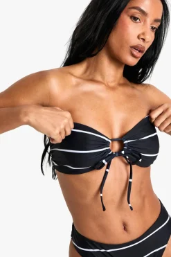 Swimwear Essentials Multiway Stripe Bandeau Bikini Top | Nasty Gal