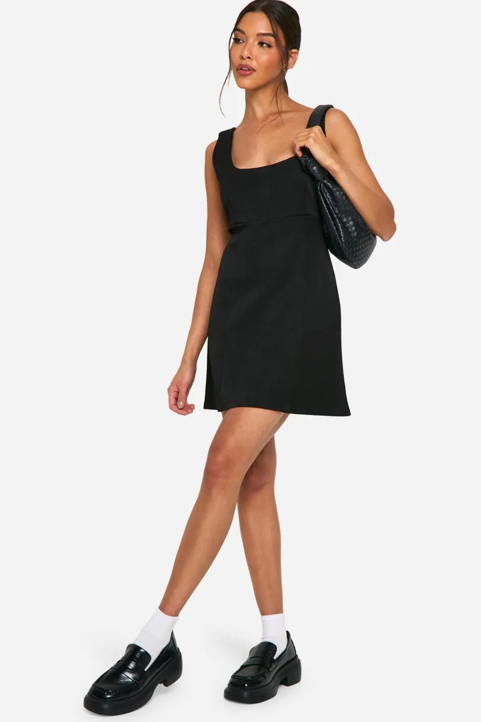 Tailored A Line Mini Dress | Nasty Gal