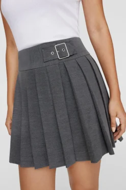 Tailored Buckle Pleated Mini Skirt | Nasty Gal