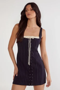 Tailored Contrast Bust Corset Dress | Nasty Gal