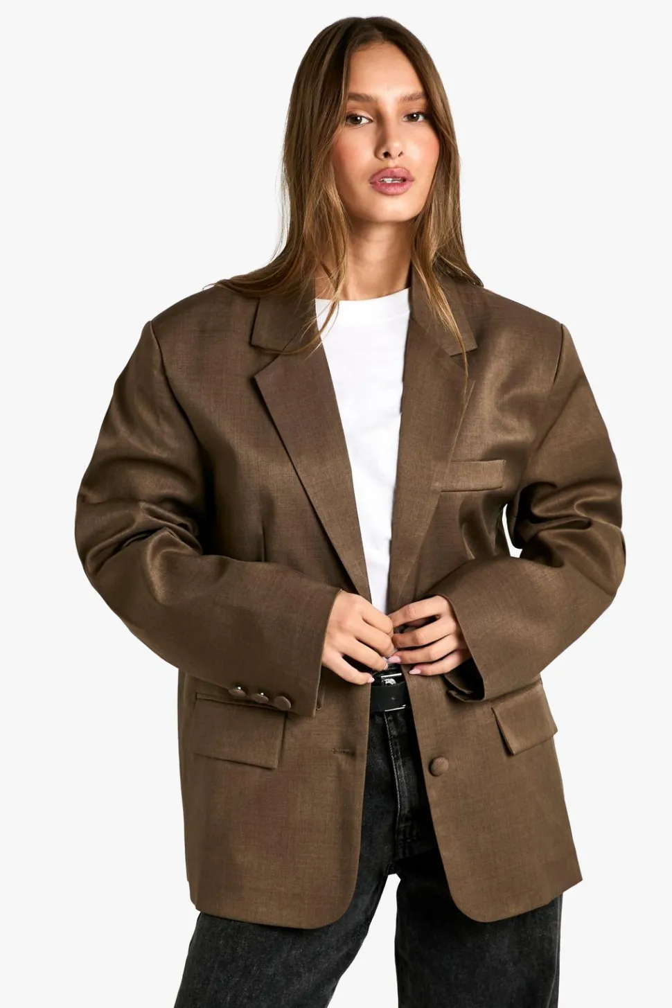 Tailored Oversized Slouchy Blazer | Nasty Gal