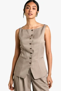 Tailored Pinstripe Waistcoat | Nasty Gal