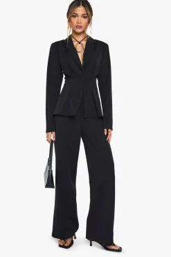 Tailored Straight Leg High Waisted Trouser | Nasty Gal