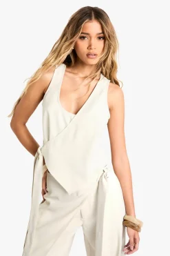 Tailored Wrap Detail Top | Nasty Gal