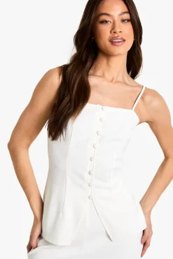 Tall Woven Tailored Top | Nasty Gal