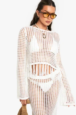 Tassel Trim Crochet Top | Nasty Gal