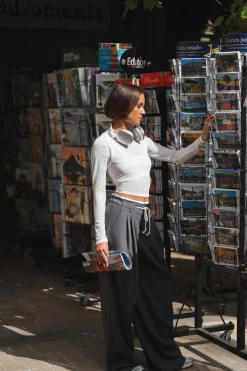 Textured Mesh 2 Layer Long Sleeve Top | Nasty Gal