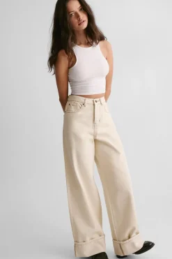 The Denim Turn Up Jeans | Nasty Gal