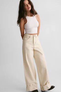 The Denim Turn Up Jeans | Nasty Gal