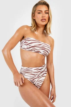 Tiger Bandeau Tube Bikini Top | Nasty Gal