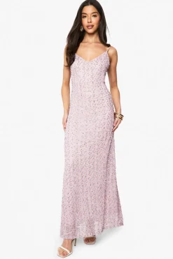 V Neck Hand Embellished Maxi Dress | Nasty Gal