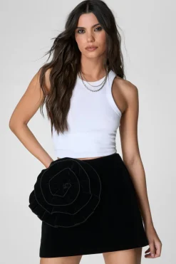 Velvet Corsage Mini Skirt | Nasty Gal