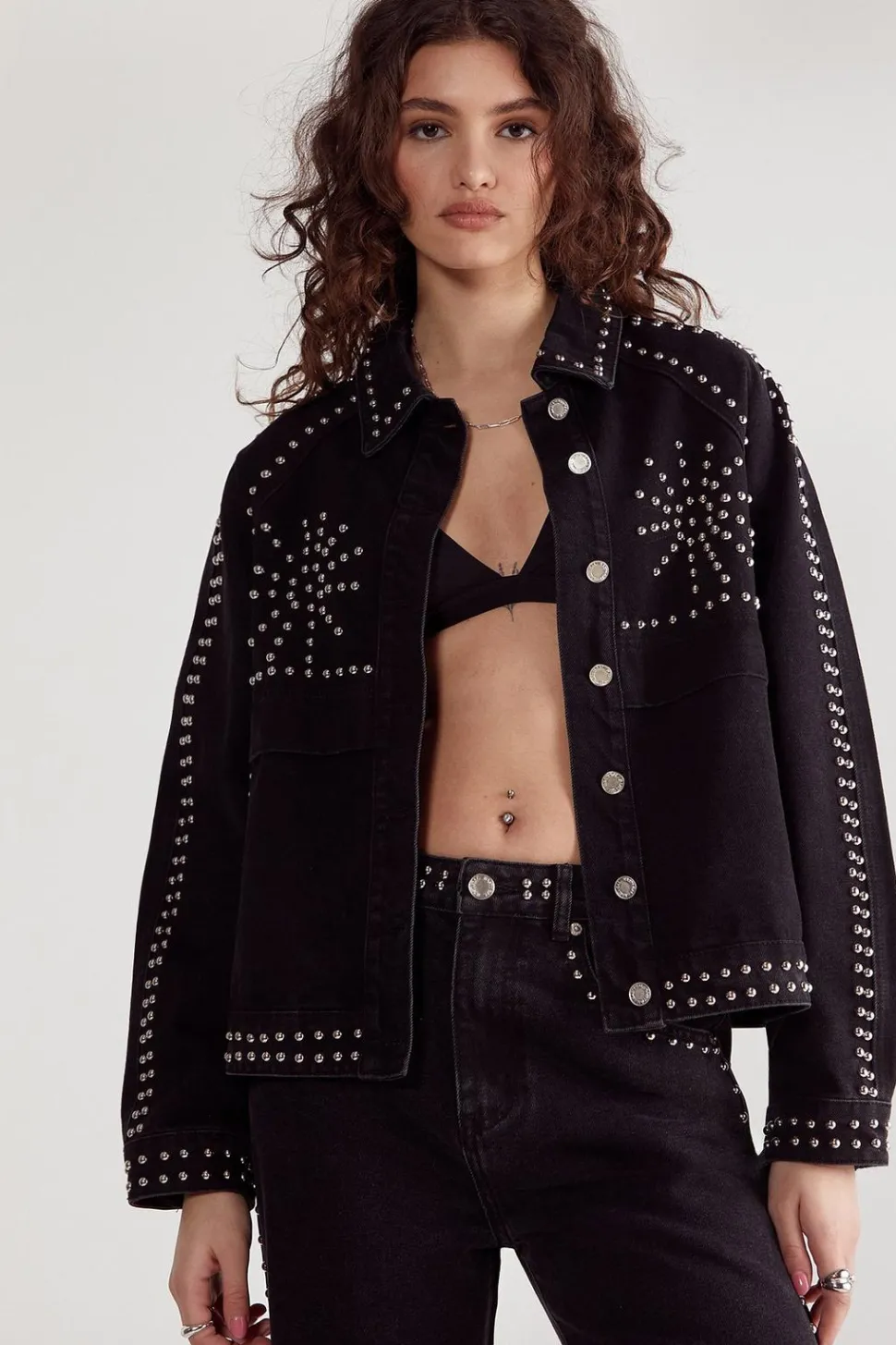 Western Studded Denim Jacket | Nasty Gal