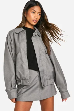 Woven Bomber Jacket | Nasty Gal