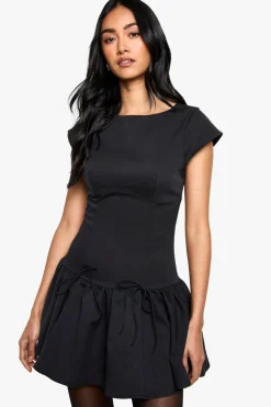 Woven Cap Sleeve Mini Skater Dress | Nasty Gal